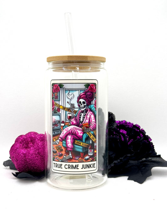 “True Crime” Skellie Glass Can