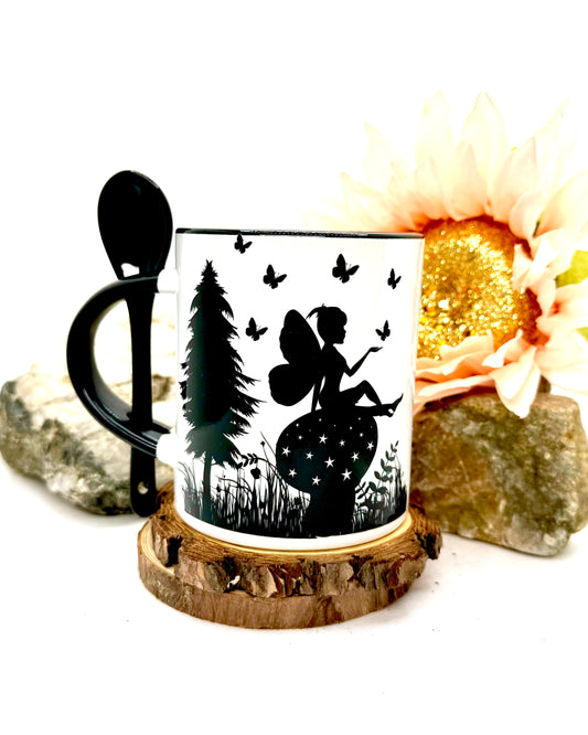 Forest Fairy Mug with Spoon