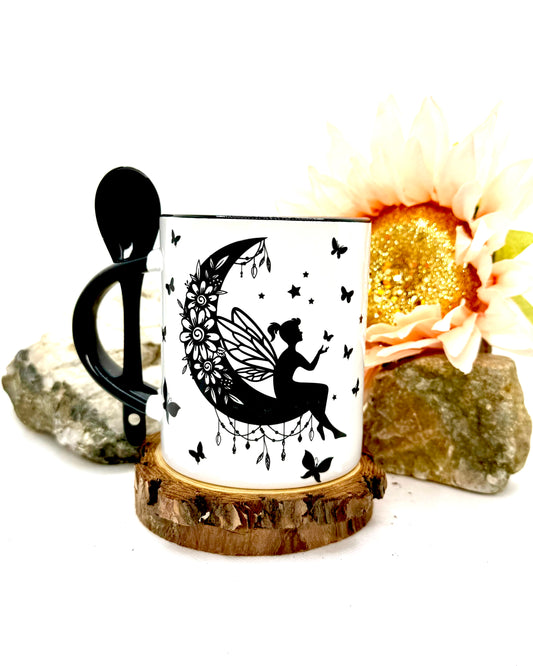 Forest Fairy Mug with Spoon