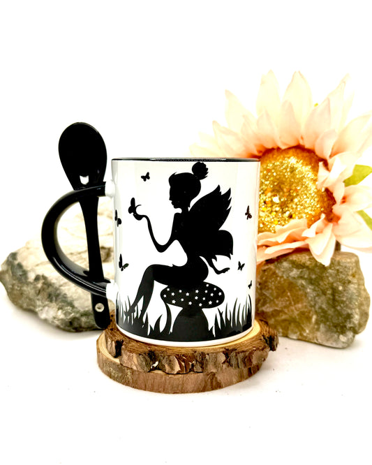 Forest Fairy Mug with Spoon