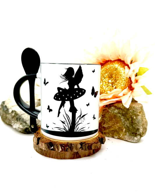 Forest Fairy Mug with Spoon