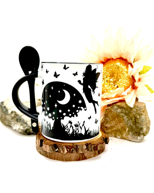 Forest Fairy Mug with Spoon