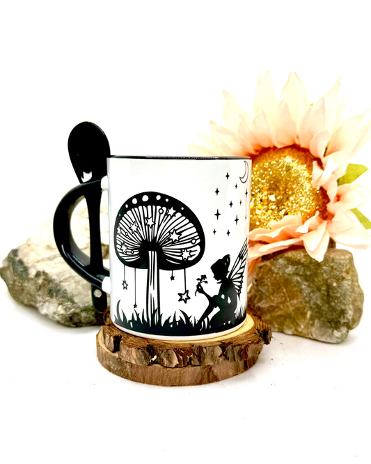 Forest Fairy Mug with Spoon