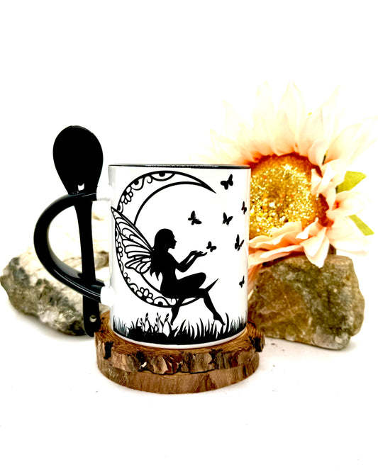 Forest Fairy Mug with Spoon