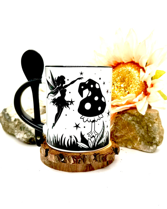 Forest Fairy Mug with Spoon